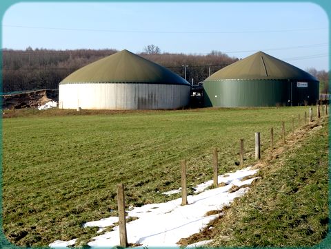 Biogasanlage nrdlich von Lebach-Hahn